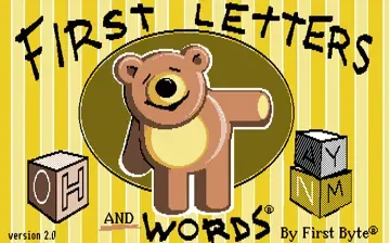 First Letters and Words-Amiga